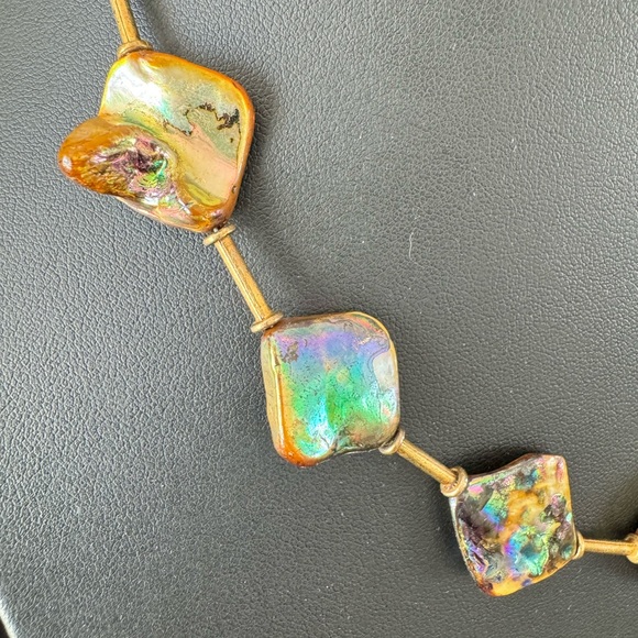 Diamond Shell and 925 Silver Necklace - Picture 7 of 9